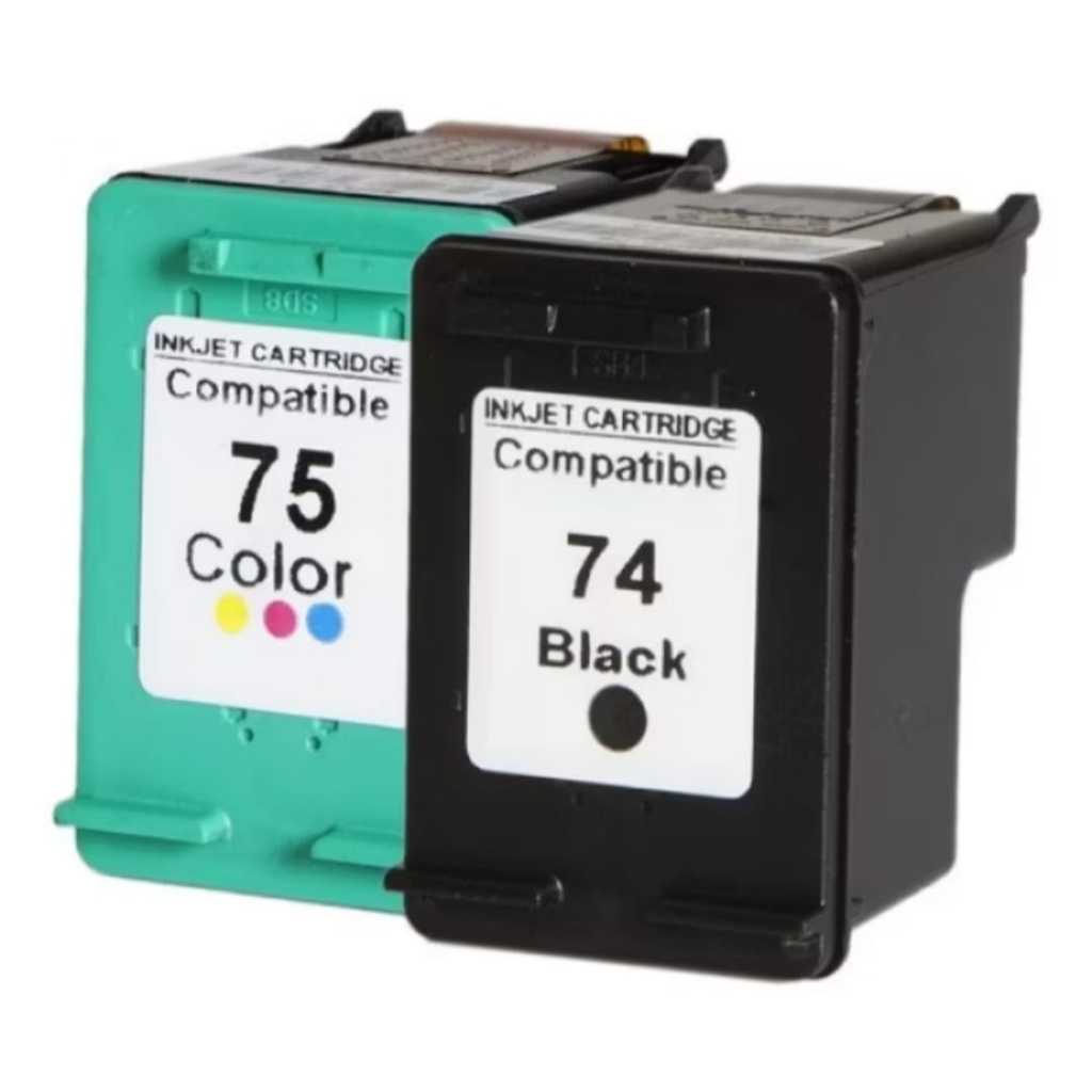 kit Cartucho De Tinta 74 + 75 Para( C4280 4480 J5780 5280) em Oferta na Shopee
