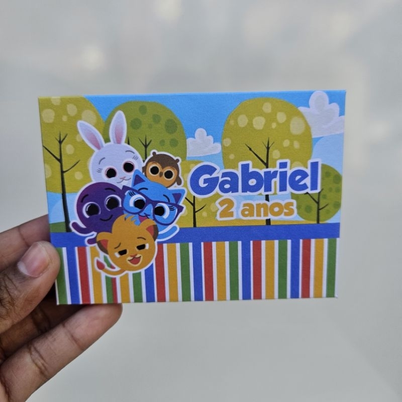 caixa porta kit kat do BOLOFOFOS MENINO AZUL /kit festa lembrancinha personalizada/mimo/aniversário