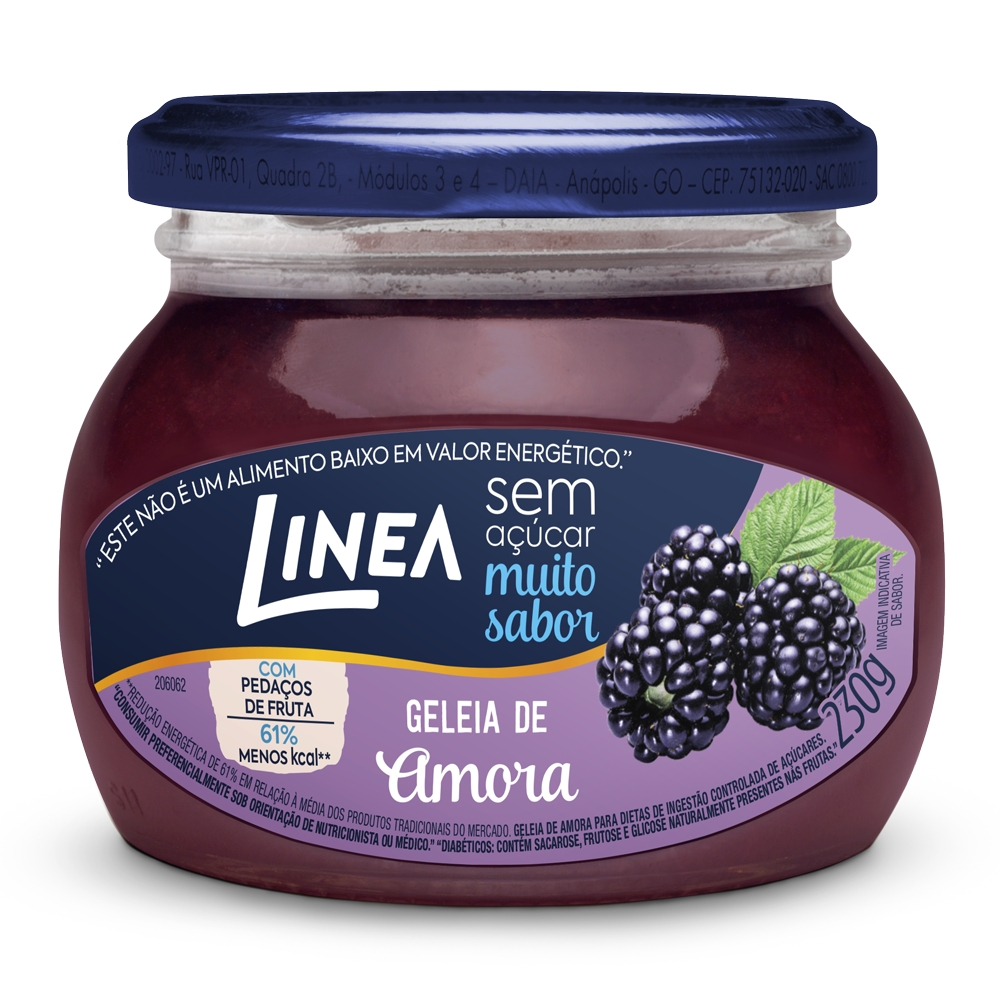 Geleia Linea Sabor Amora 230g - Food & Beverages