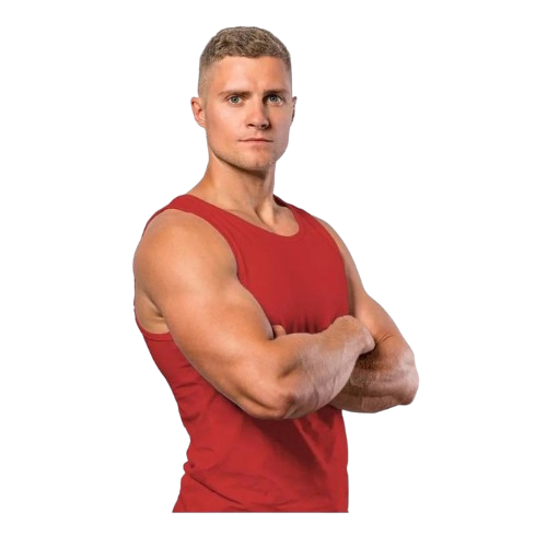 Camisa Regata Masculina Marfim Camiseta Sem Manga Cavada 100% Algodão Fio 30.1