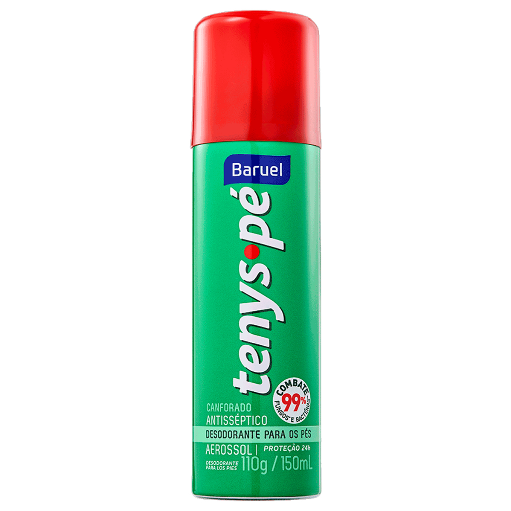 Tenys Pe Baruel Aerosol Canforado 110g em Oferta na Shopee