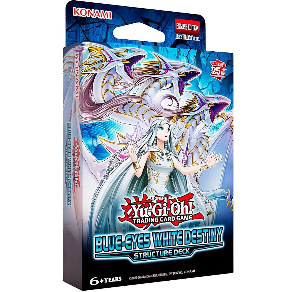 Yugioh Structure Deck Blues Eyes White Destiny Cartas Inglês Konami