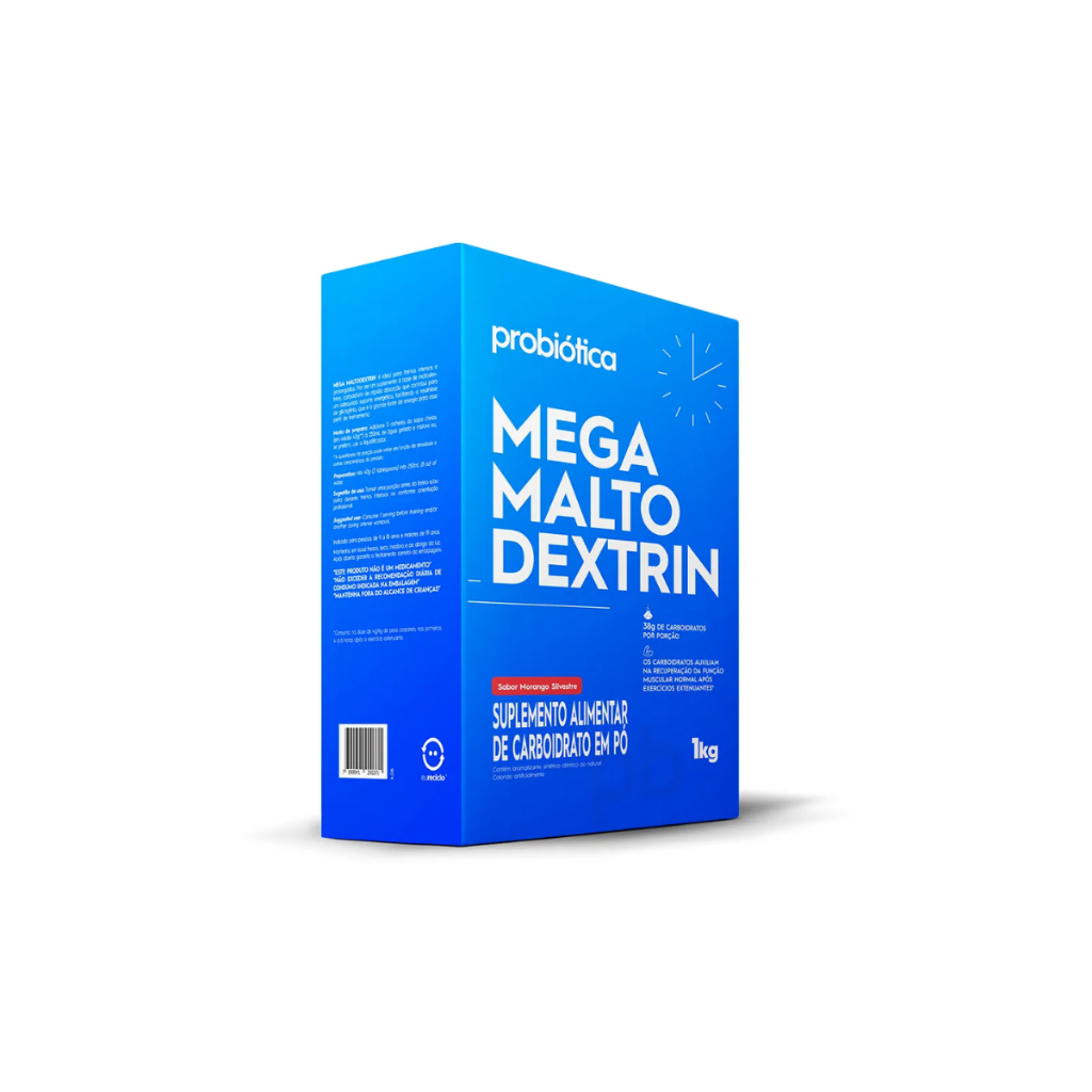 Suplemento em Pó Mega Malto Dextrin Caixa 1 Kg Carboidratos - Probiótica em Oferta na Shopee
