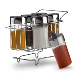 Porta Temperos e Condimentos 6 Potes Mini Carrinho - Arthi em Oferta na Shopee
