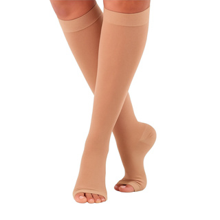 Meia 3/4 Compressão Média 15-20mmhg - Ortopédica - Varizes - Unisex em Oferta na Shopee