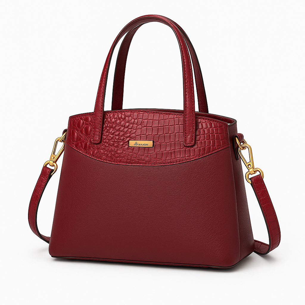 Bolsa Feminina Couro Legítimo Premium | Alça Regulável | Espaçosa | Elegante | Casual Luxo | Dia a Dia