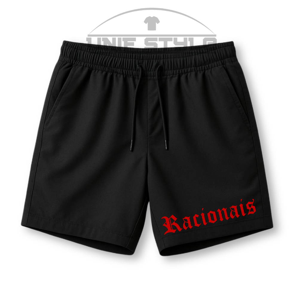 Bermuda Short Tectel Racionais Frase Estilo Favela Academia Elastano
