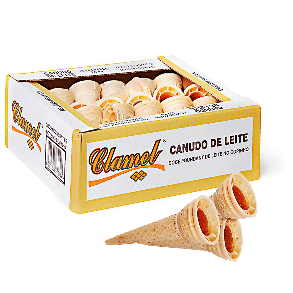Canudo de Leite Clamel C/ 50 Unidades