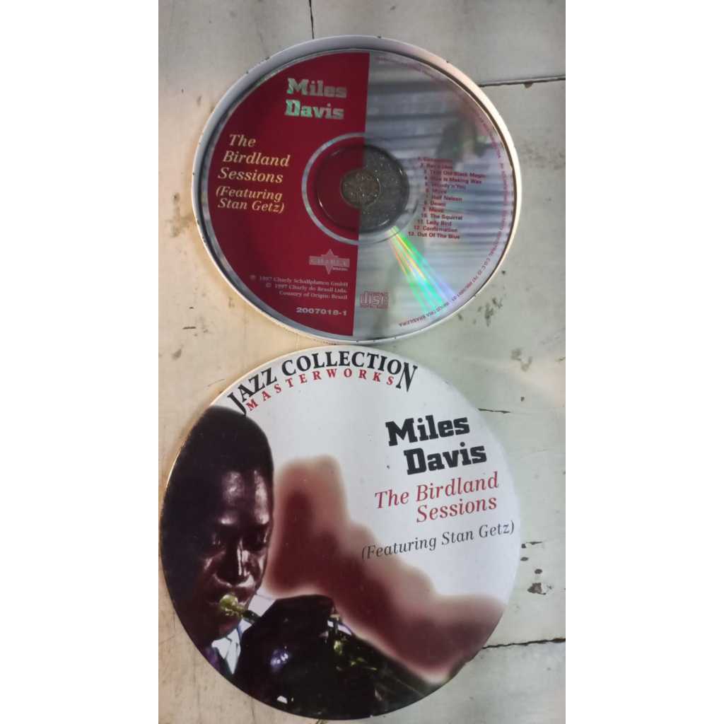 Cd jazz collection masterworks miles davis the birdland sessions -Stan Getz  ( Na Lata)  Excelente Paradoxx Raro