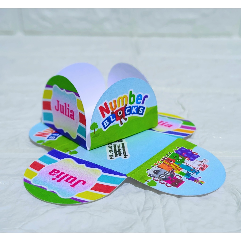 Forminhas Personalizadas Numberblocks em Oferta na Shopee