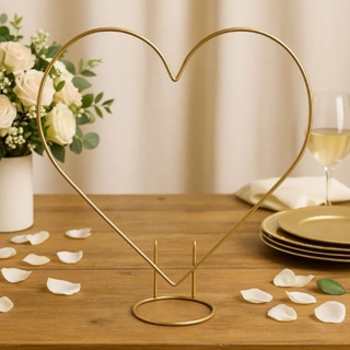 Mini Arco De Mesa Coração Decoração Balão Flores Festas 55cm em Oferta na Shopee