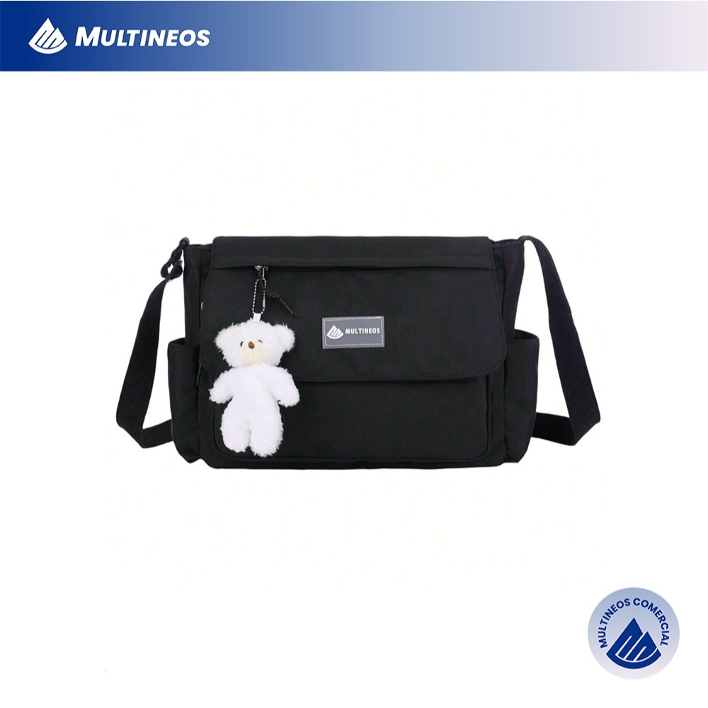 Bolsa Sacola Com Chaveiro Urso Grande De Ombro Tecido Nylon Reforçado Lançamento Fashion em Oferta na Shopee