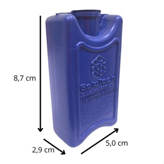 Kit placa bolsa gelo em gel artificial reutilizavel rigido 100 ml gelox cooler transporte em Oferta na Shopee