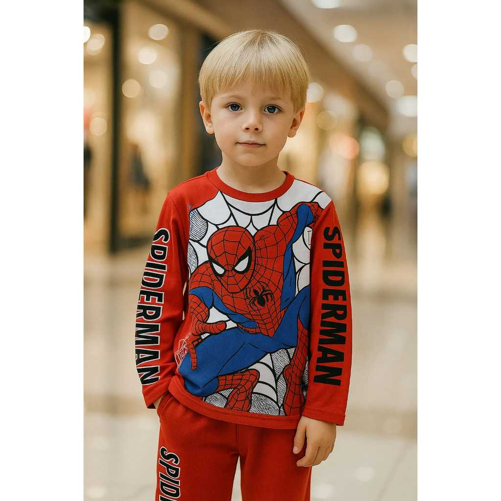 CONJUNTO INFANTIL MENINO DE INVERNO HOMEM ARANHA SONIC BATMAN VERÃO - P a XG ANOS