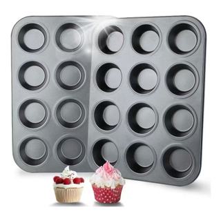 Forma Assadeira cupcake bolinhos 12 cavidades Forma de cupcake Forma de bolo antiaderente Forma pão