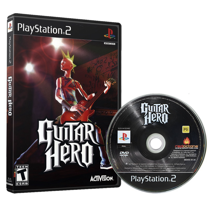Jogo Repro Guitar Hero 1 - Playstation 2