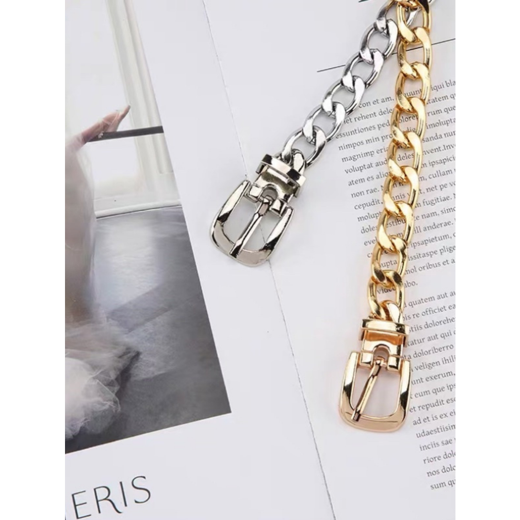 Cintos Corrente Feminino Plus Size Metal Fashion Blogueiras Moda Feminina Balada Festa 2025 Verão em Oferta na Shopee