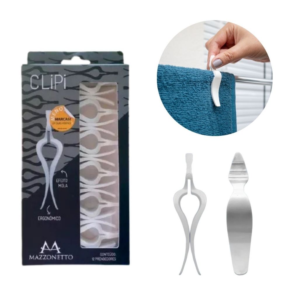 Prendedor de roupas CLIPI - Não amassa a roupa - 12 a 48 unidades