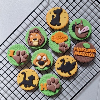 apliques de pasta americana rei leão | Monte seu KIT em Oferta na Shopee