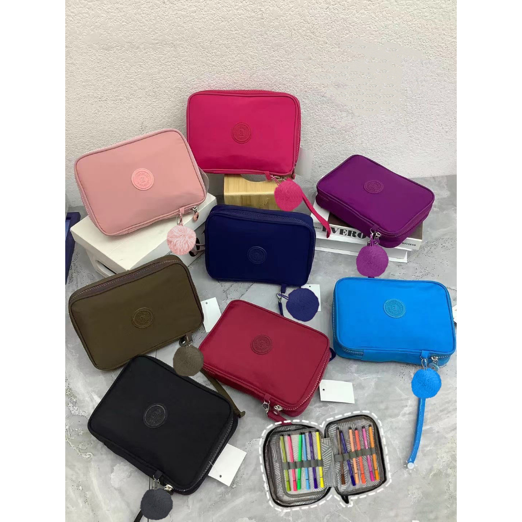 Estojo Escolar Eom Com Divisórias Box Grande MW6027 em Oferta na Shopee