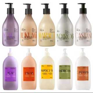 Polpa Hidratante Para o Corpo Ekos Natura 400 ml: Maracujá, Açaí, Castanha, Andiroba, Tukuma,Pitanga Preta 250ml