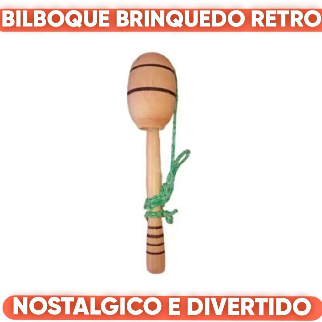 Bilboque Brinquedo Antigo de Madeira: Onde Comprar | BuscaProdutos