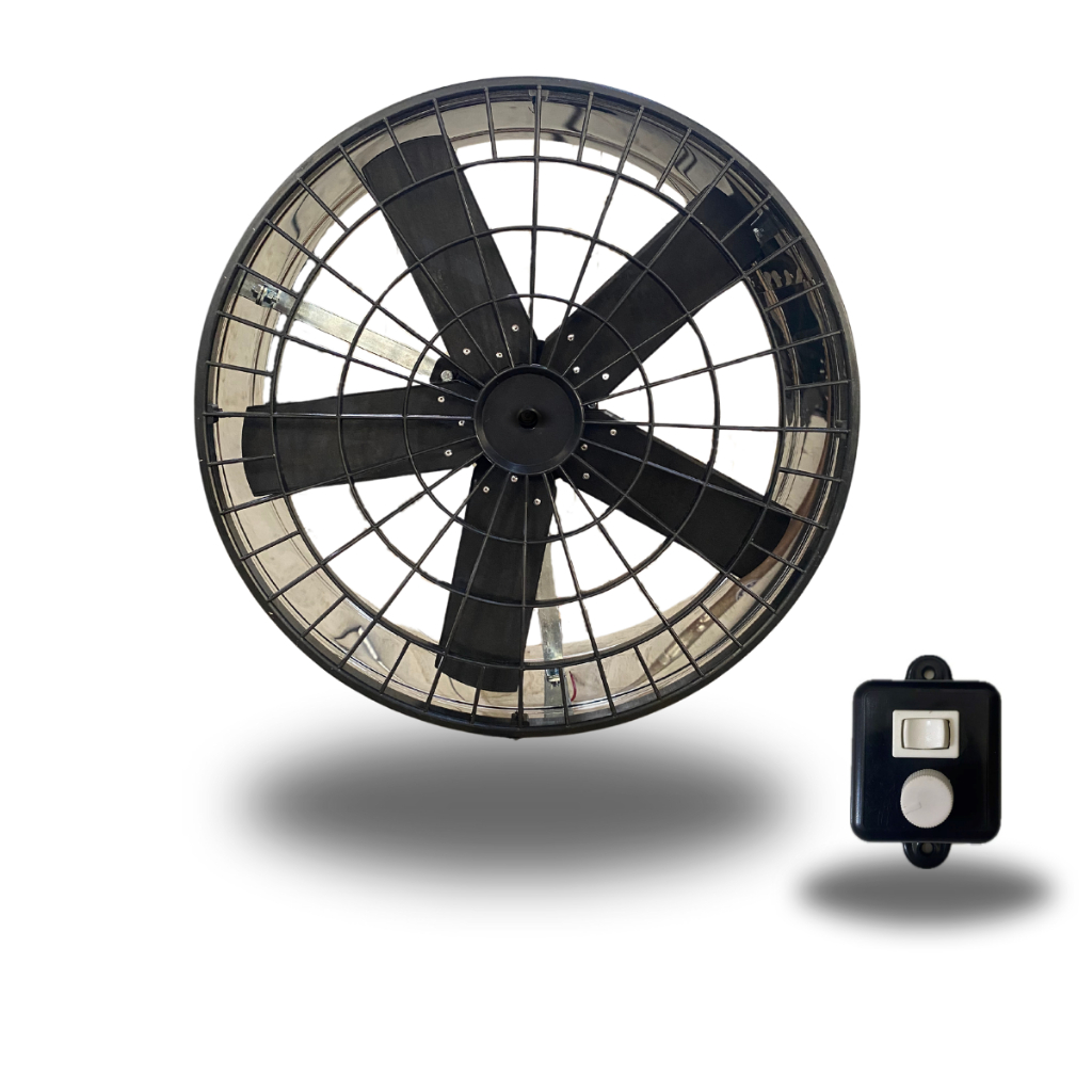 Exaustor Ventilador Industrial 50cm Com dimmer Controle De Velocidade