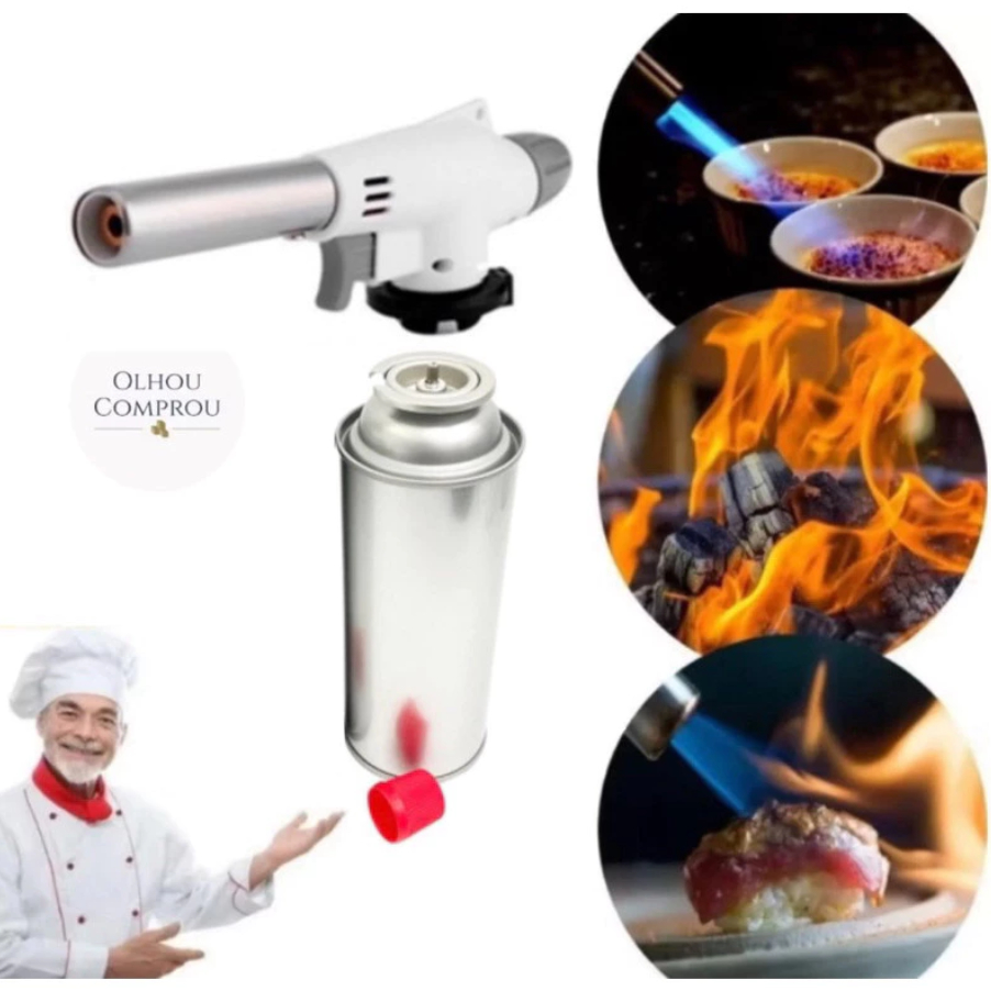 Acendedor churrasqueira maçarico Culinário cozinha regulagem manual Ntk