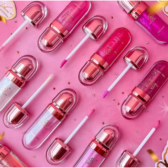 Kit Com 6 Gloss Lip Ysmim Ju Lip Glos Brilho Intenso Kiko Hot Sale em Oferta na Shopee