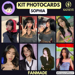 KIT PHOTOCARDS SOPHIA - KATSEYE - FANMADE
