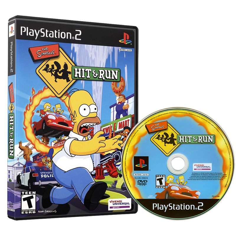 Jogo Repro The Simpsons Hit & Run (Legendado) - Playstation 2