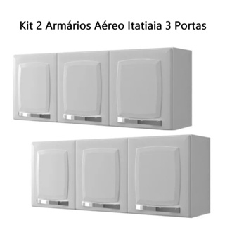 Kit com 2 Armário Aéreo Itatiaia de Aço 105cm – Cozinha Moderna e Funcional em Oferta na Shopee