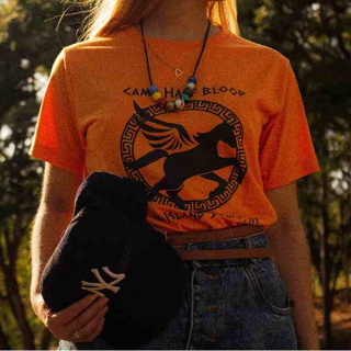 Camiseta Acampamento Meio-Sangue - Percy Jackson em Oferta na Shopee
