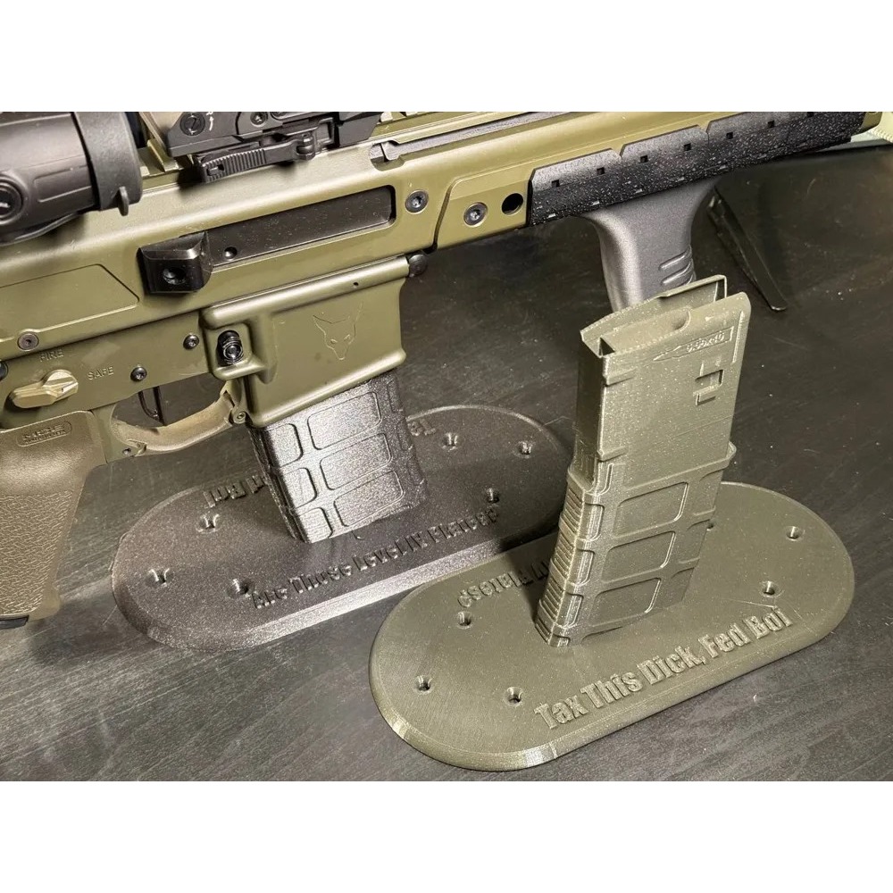 Suporte Para Rifle Apoio De Magazine Base Tatica De Mesa