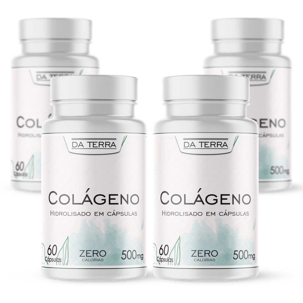 COLÁGENO PREMIUM O MELHOR DO MERCADO 4 UNIDADES HIDROLISADO