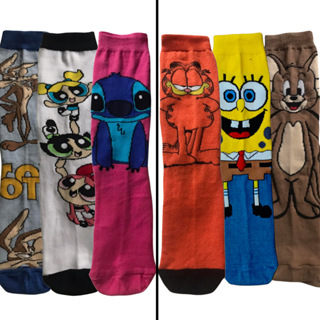 Kit 3 Pares de Meias Divertidas Adulto – Personagens | Unissex em Oferta na Shopee