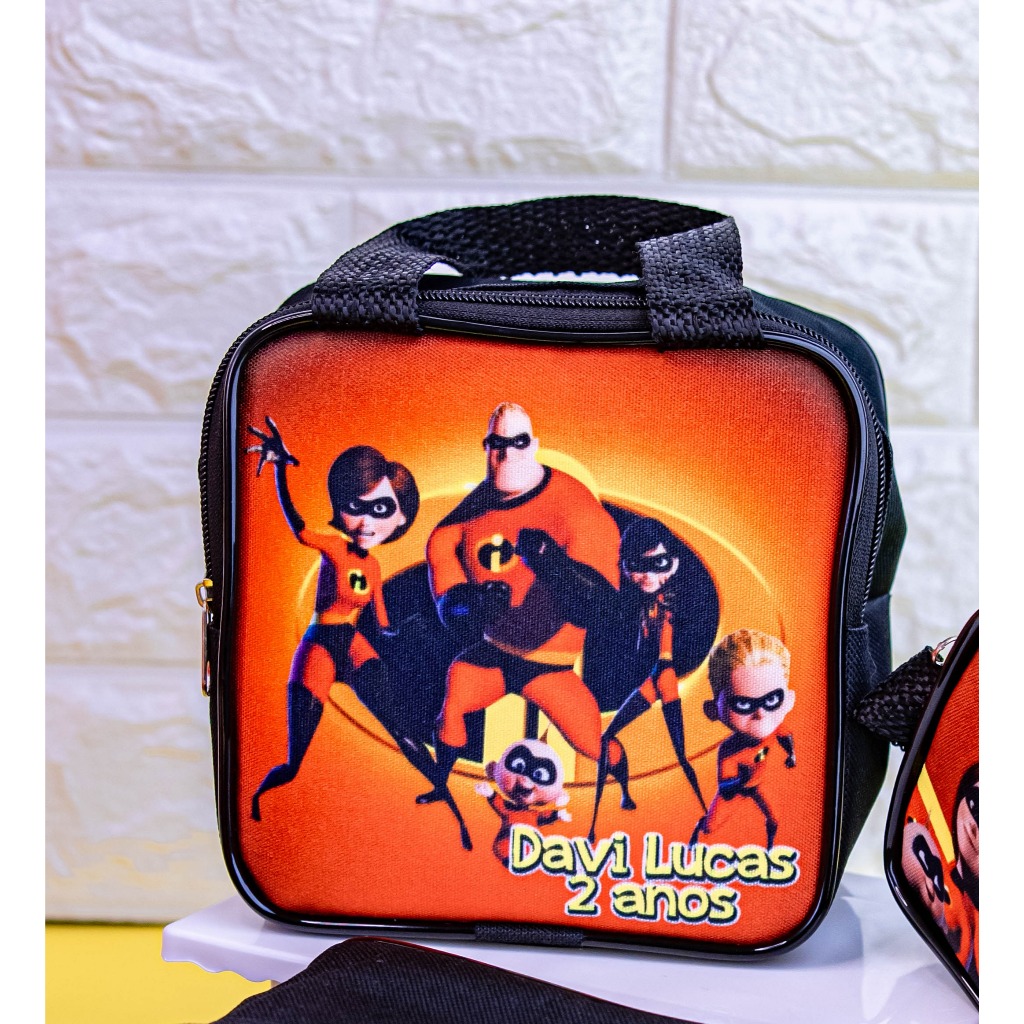 10 bolsas personalizadas Os Incríveis Lembrancinha de aniversario Infantil - saquinho surpresa para doces