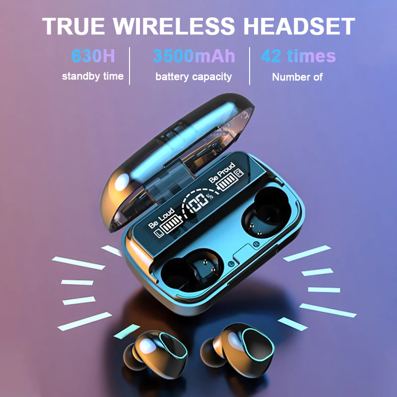 Fone De Ouvido m10 Sem Fio tws Fone De Ouvido Bluetooth Est Reo Com Pod Carregador Bluetooth 5.0 Fone FLUX