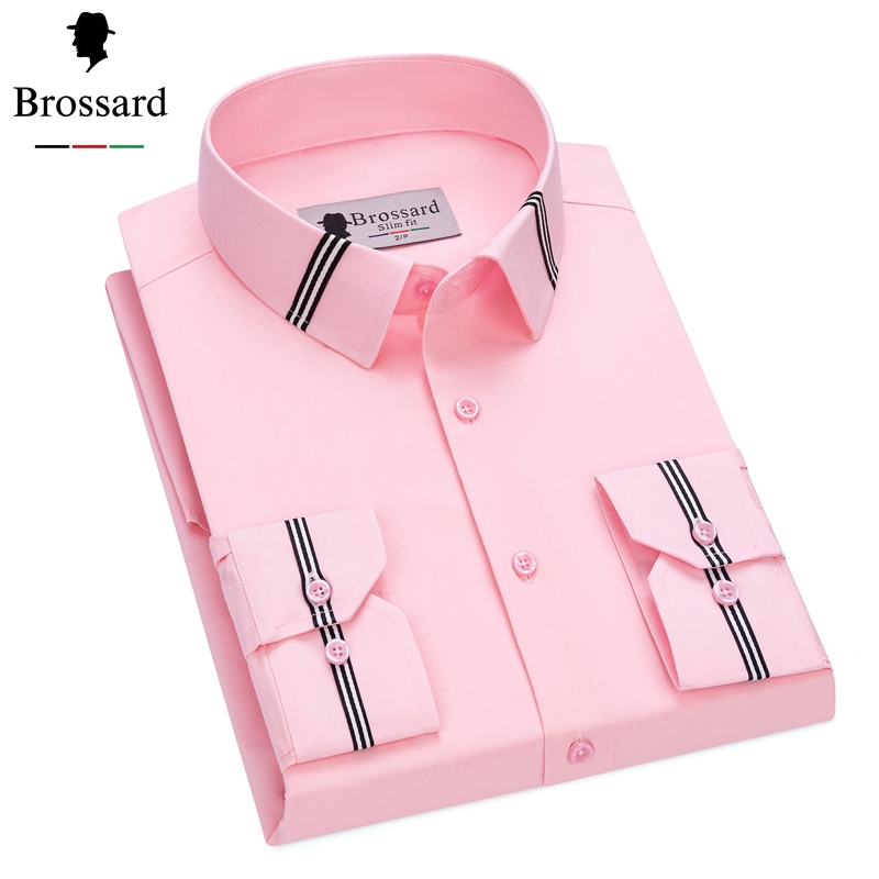 Camisa Social Masculina Premium em Algodão Slim Fit Emagrecedor, Tecido Confortável - Estilo Moderno em Oferta na Shopee