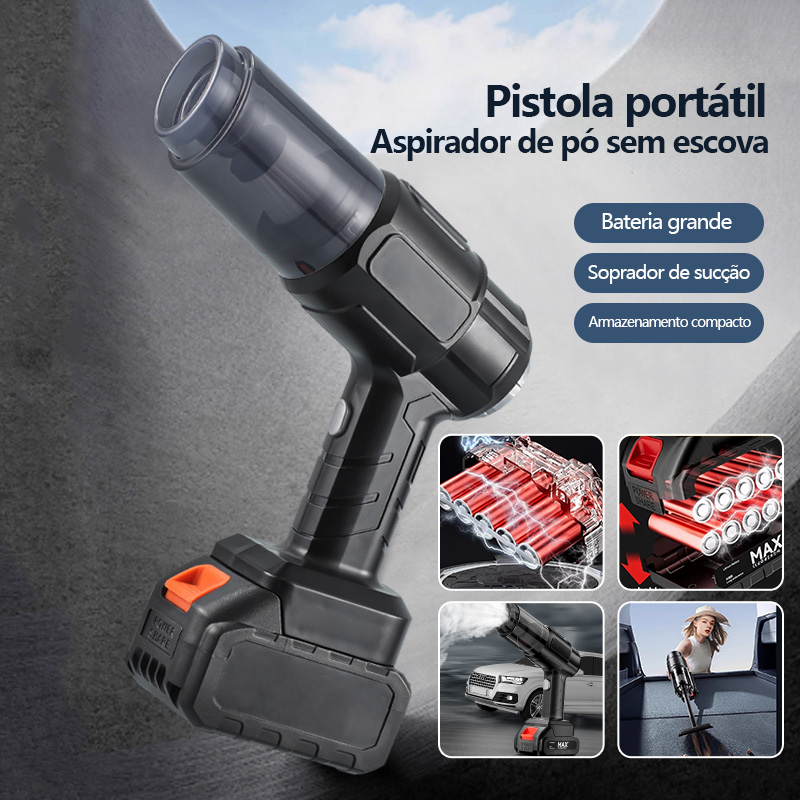 Ferramenta Portátil 7 em 1 - Aspirador e Soprador com Múltiplas Funções para Todas as Necessidades