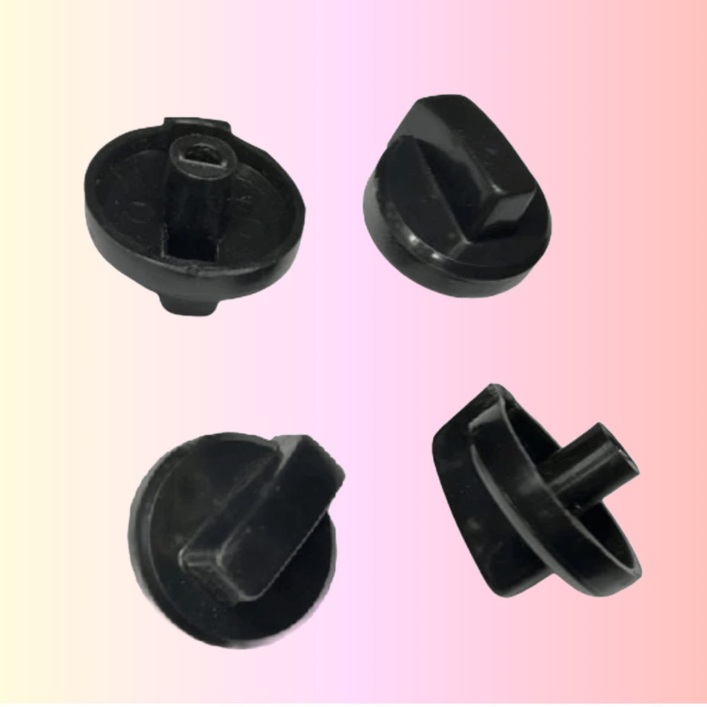 Botão Manípulo Fogão Itatiaia modelo Dream preto ( jogo com 4 pçs) 4 Bocas Rosa Maria