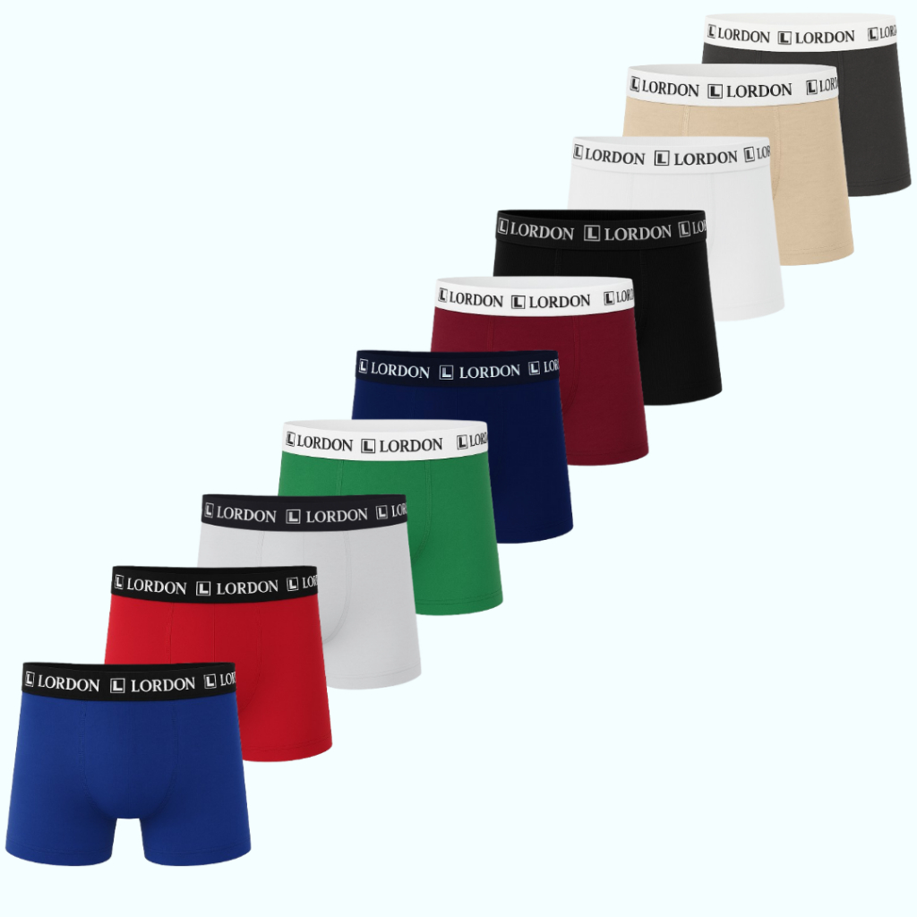 Kit 10 Cuecas Boxer Infantil Menino Algodão Cotton Confortável em Oferta na Shopee