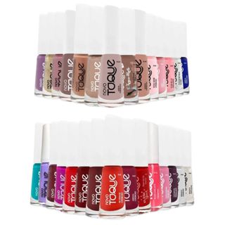 Kit com 30 Cores Diferentes - Esmalte Novo Toque em Oferta na Shopee