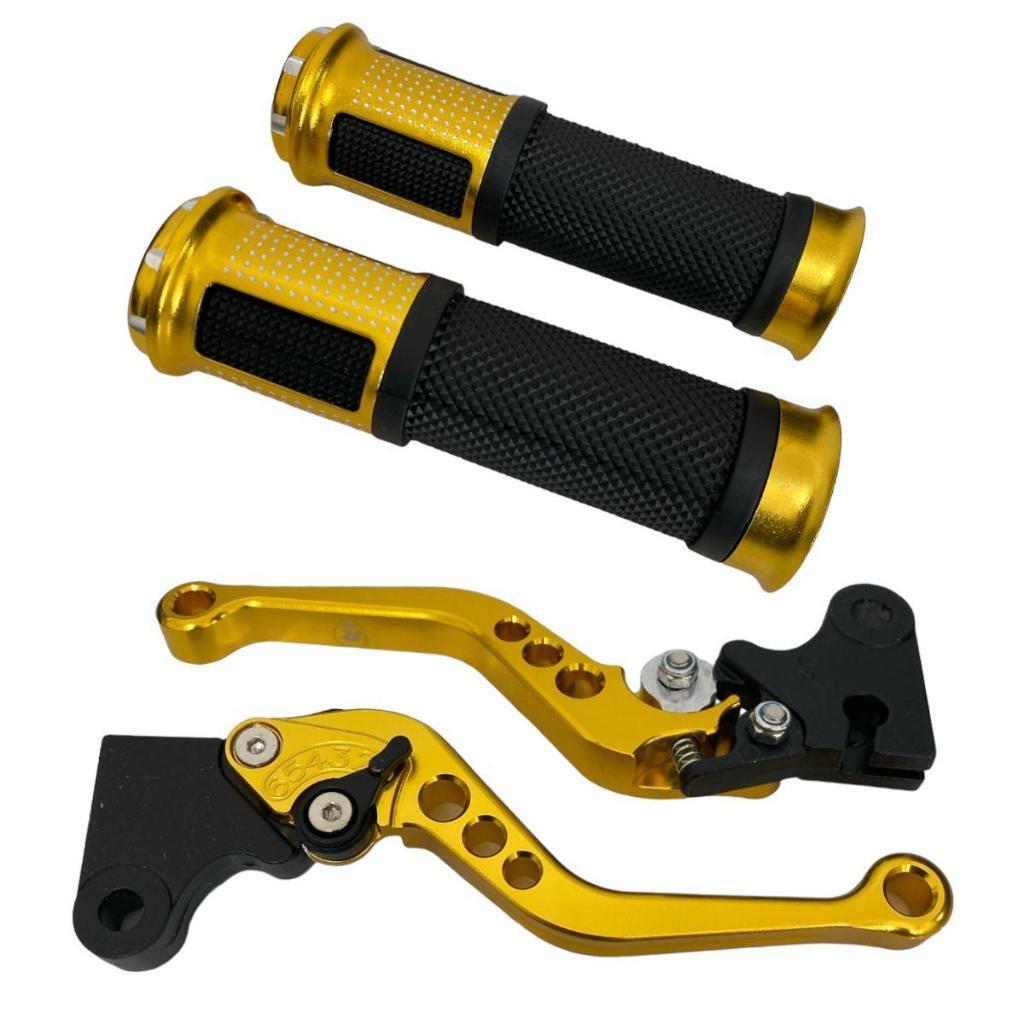Kit Manopla Diamante Luva Manete Esportivo Pop 100/110/110i Freio A Lona
