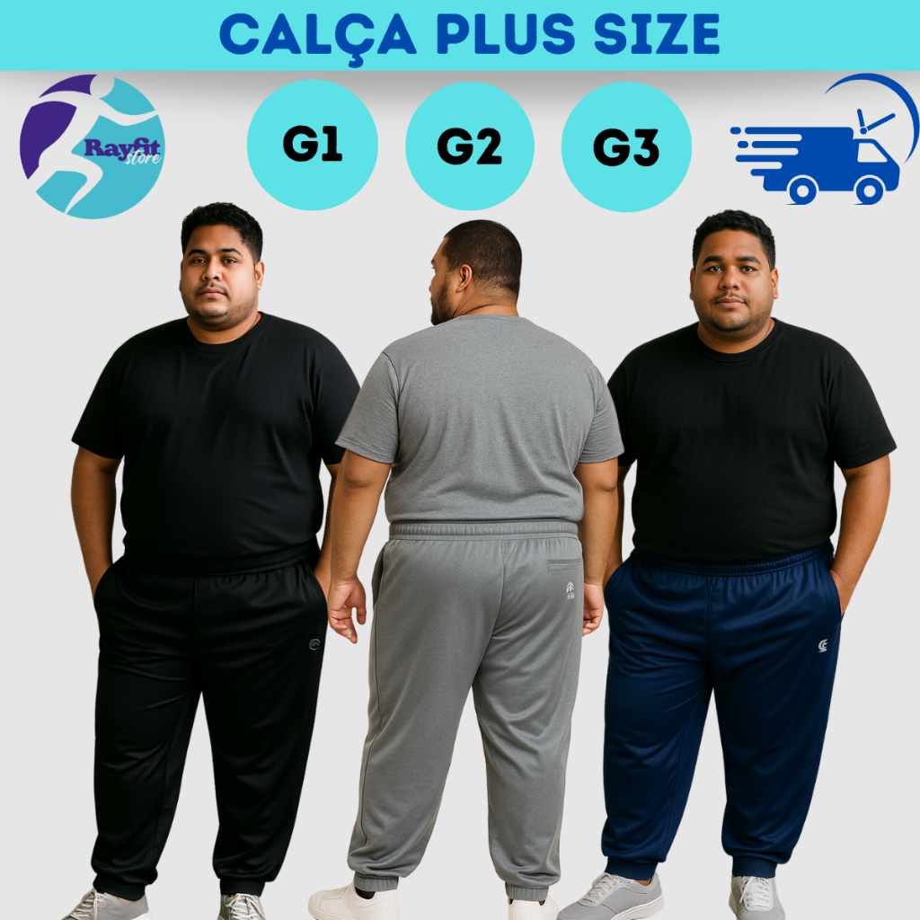 Kit 1 ou 3 Calças Flaneladas Plus Size G1 G2 G3 | Inverno Quente e Confortável em Oferta na Shopee