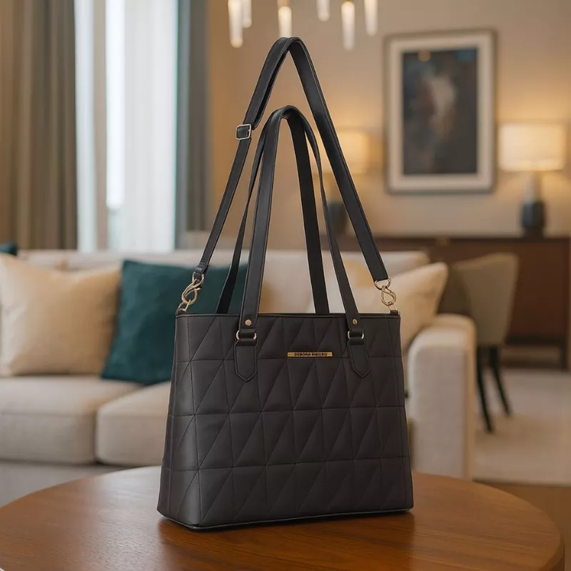 Bolsa Feminina Tiracolo com Alça Transversal de Ombro em Material — foto 2