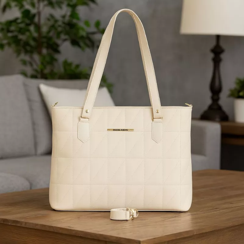 Bolsa Feminina Tiracolo com Alça Transversal de Ombro em Material — foto 5