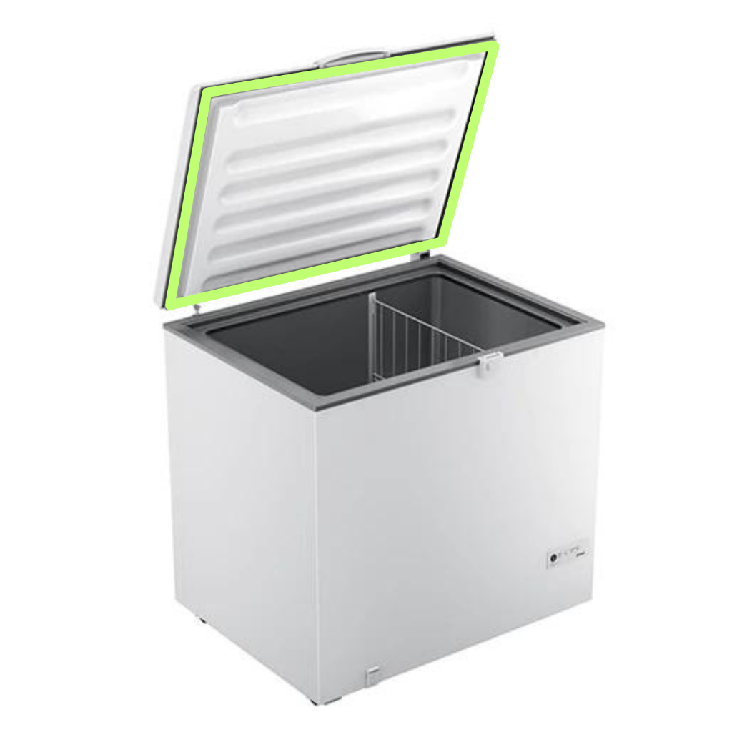 Gaxeta Borracha Vedação Para O Freezer Consul 220 Parafusada (66X990)