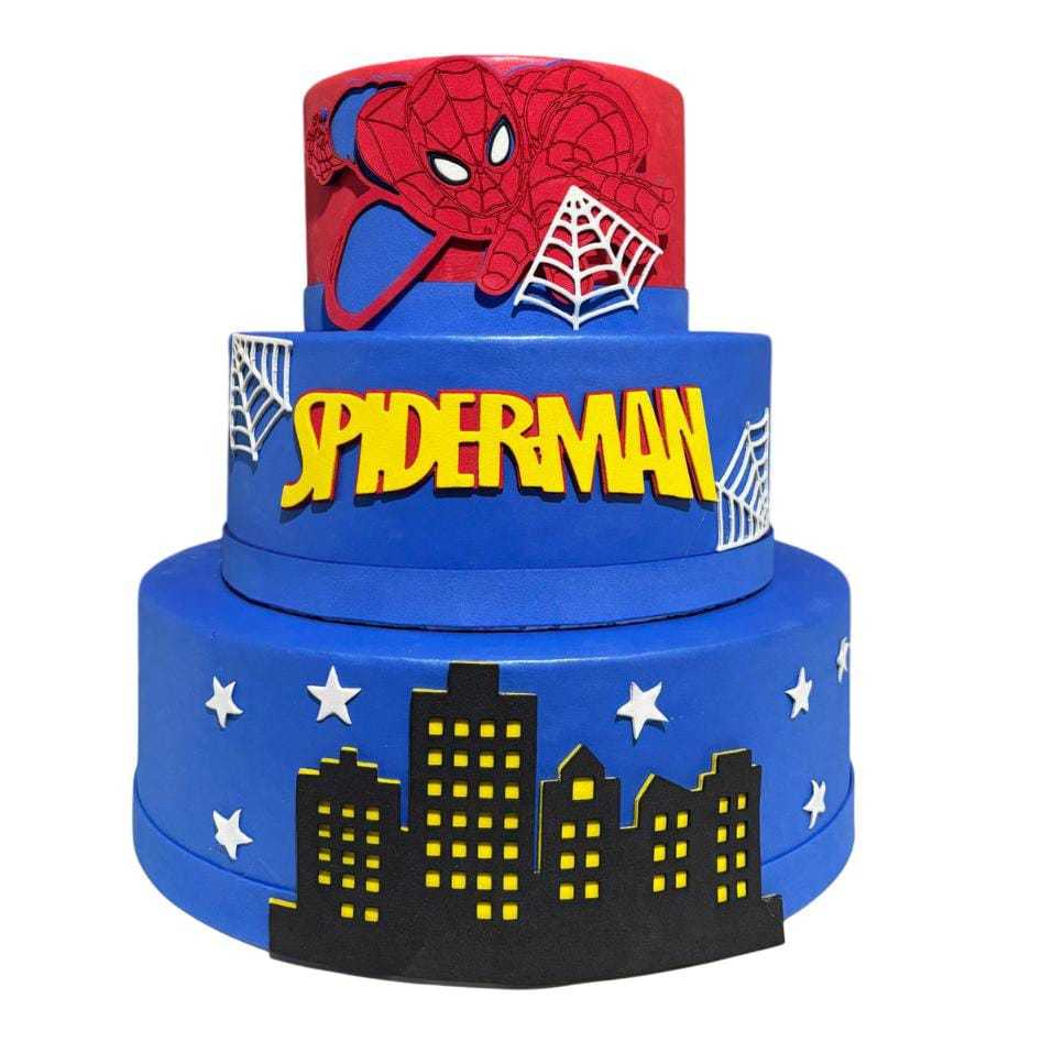 bolo fake homem aranha spider em Oferta na Shopee