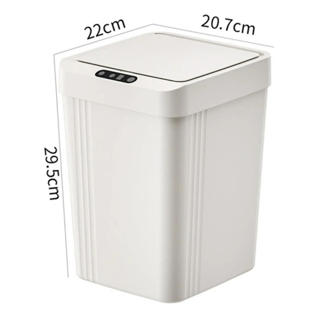 Lixeira Automática de 13 Litros  Sensor de Movimento e Bateria Duradoura Abre e Fecha em Oferta na Shopee